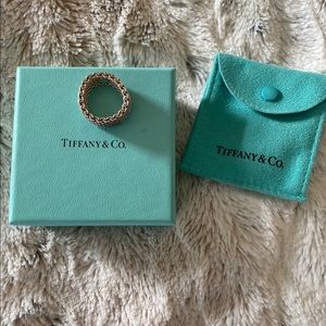 Tiffany & Co. 925 Silver Somerset  ring sz 7